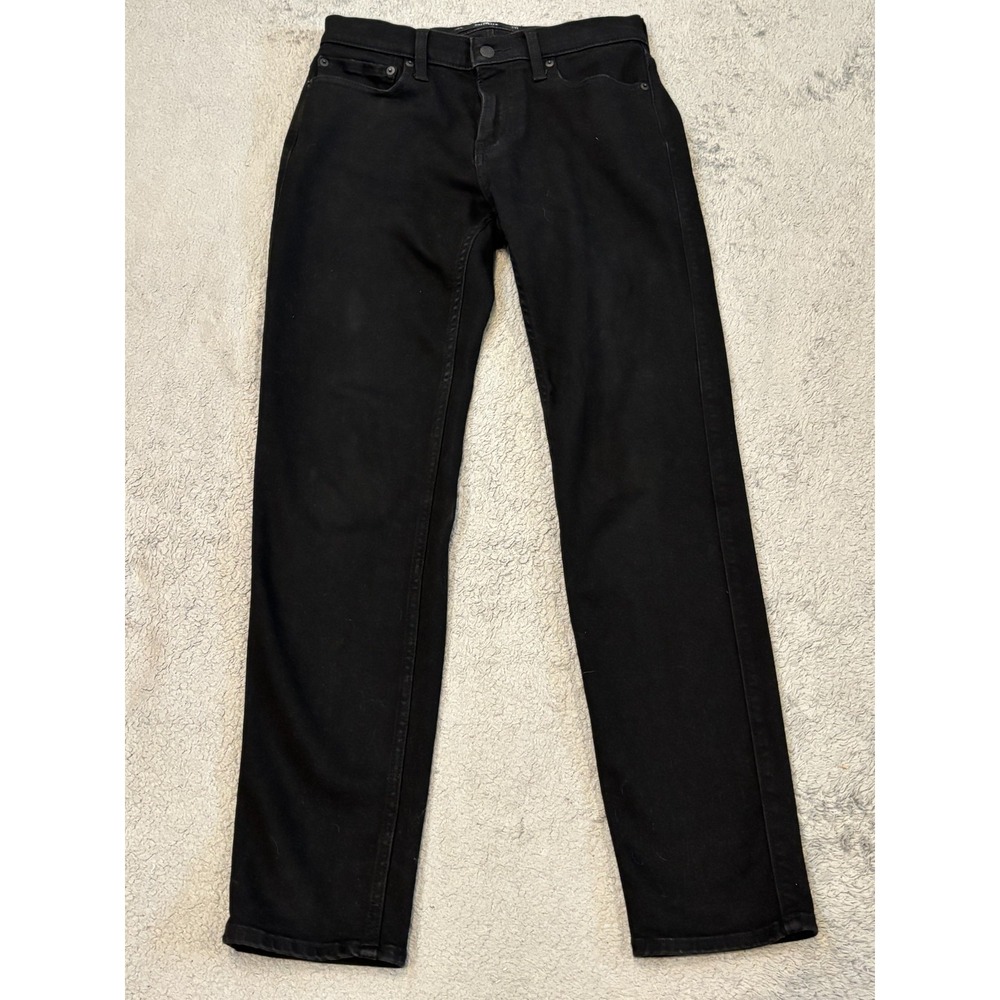 Hollister Jeans Mens 28x32 Black Taper Advanced Stretch Denim Pants